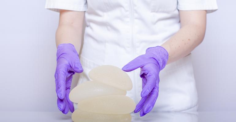 silicone breast implants