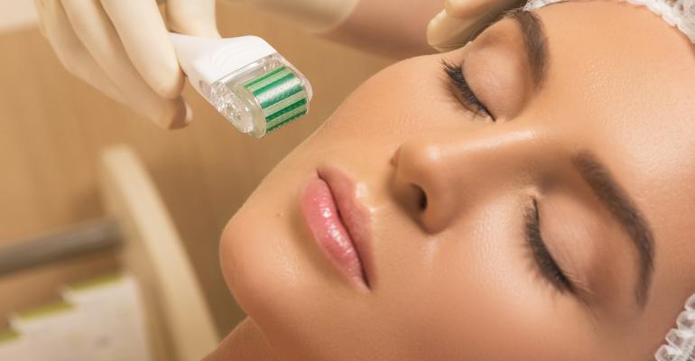 woman skin treatment